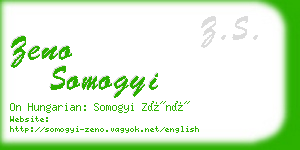 zeno somogyi business card
